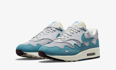 Nike x Patta Air Max 1 (Silver, Aqua & Platinum)